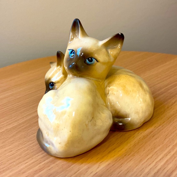 Vintage Beswick Siamese Kittens cat figurine (Model 1296) Made in England - Picture 3 of 10